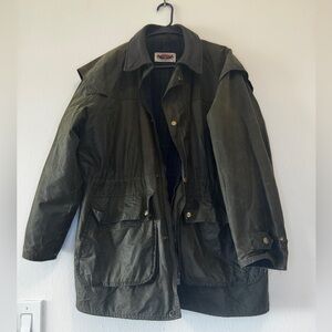 Droughtbreaker Oilskin Garment Dark Green Jacket